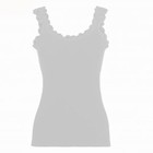 Microfiber top i rib - blonde